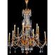 Mariner Luxury LED 51.18 inch French Gold Chandelier Ceiling Light