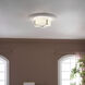 Malen LED 15.5 inch Classic Pewter Flush Mount Ceiling Light