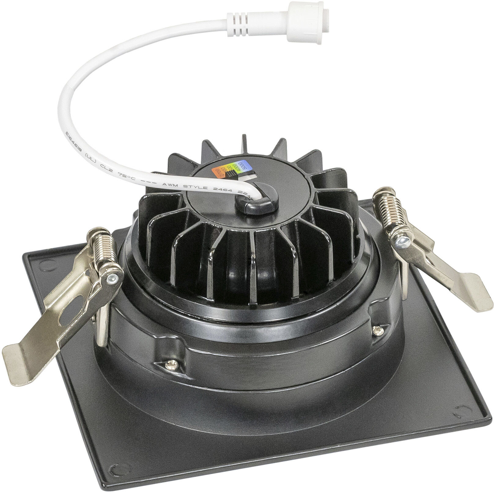 Luke Black Downlight, Square