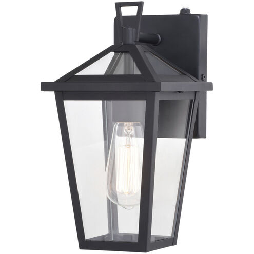 Derby LED 11.25 inch Matte Black Outdoor Wall