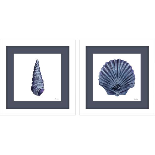 Waterside Collection Blue Framed Art