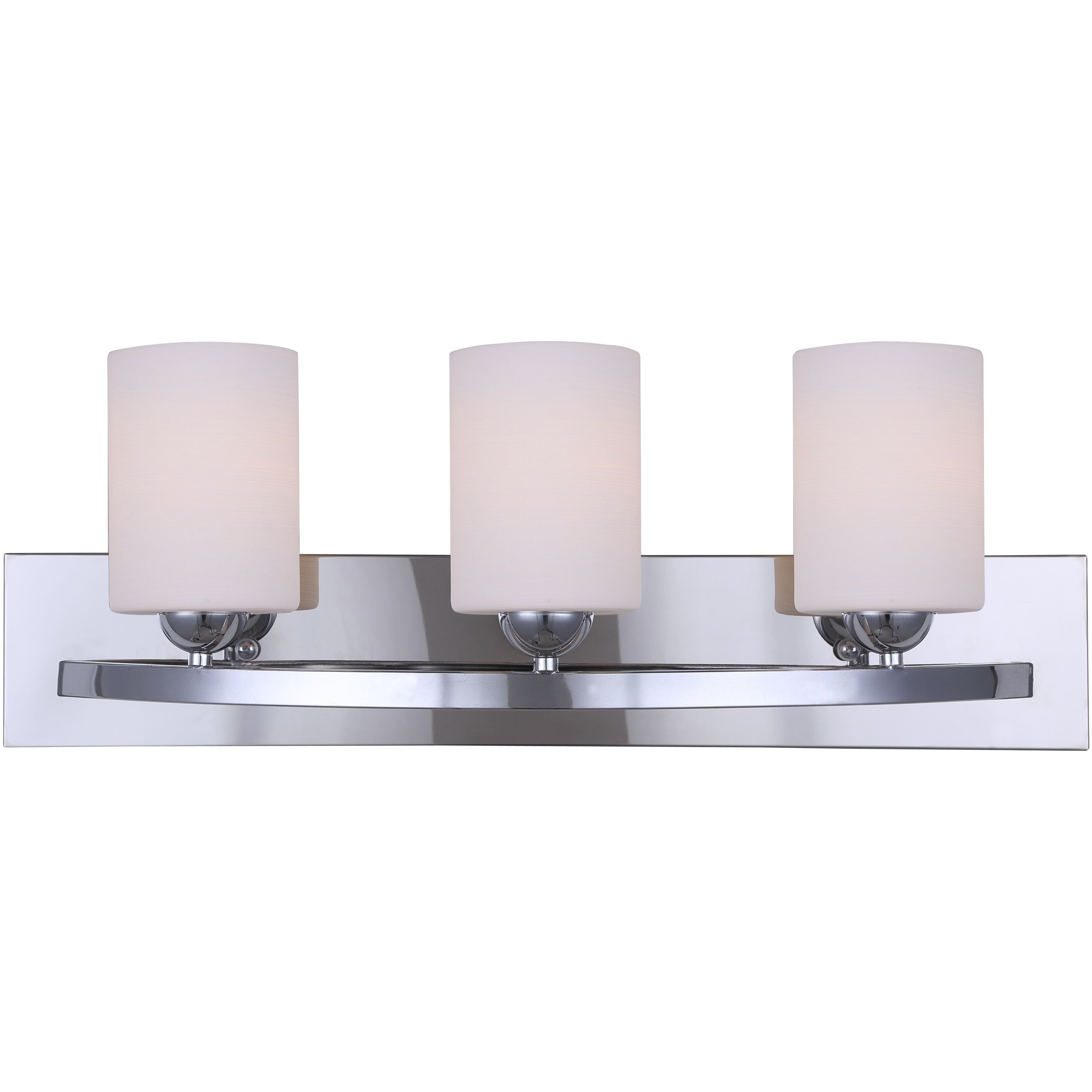 Madison 3 Light 24 inch Chrome Vanity Light Wall Light