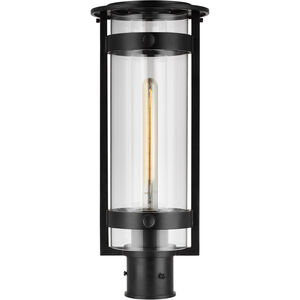 Ian K. Fowler Kears LED 22 inch Aged Iron Outdoor Post Lantern, Medium