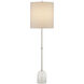 Craquelle 38.75 inch 150 watt Clear Crackle/Polished Nickel Table Lamp Portable Light