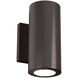 Vessel LED 7.6 inch Bronze Outdoor Wall Light in 2, 3000K