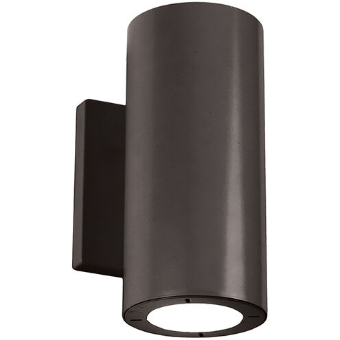 Vessel LED 7.6 inch Bronze Outdoor Wall Light in 2, 3000K