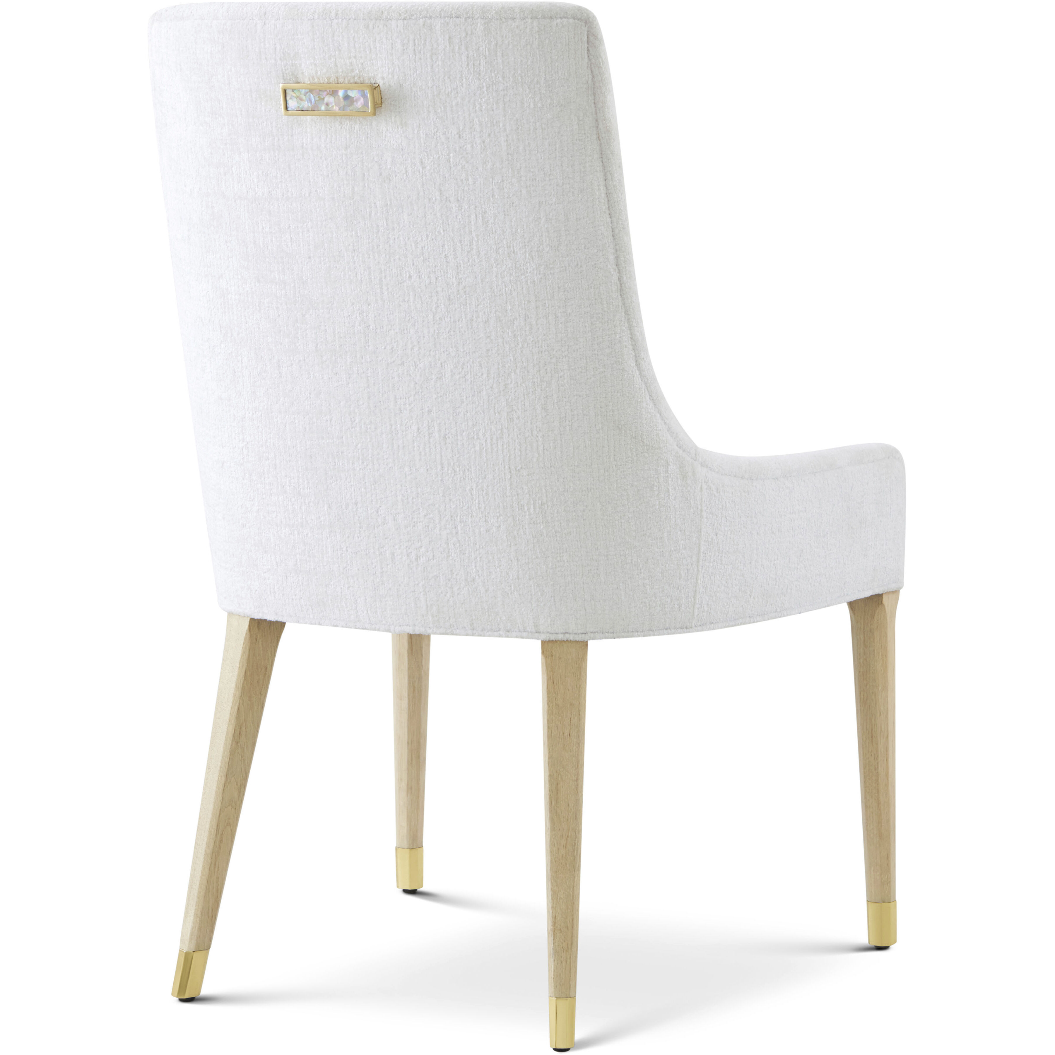 Judith Leiber Couture Martini Dining Side Chair, Wooden, Upholstered