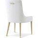 Judith Leiber Couture Martini Dining Side Chair, Wooden, Upholstered