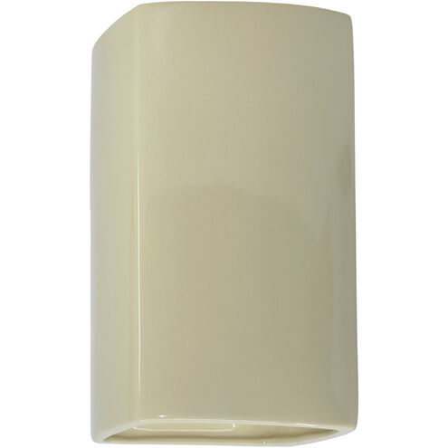 Ambiance LED 5.25 inch Vanilla Gloss Wall Sconce Wall Light