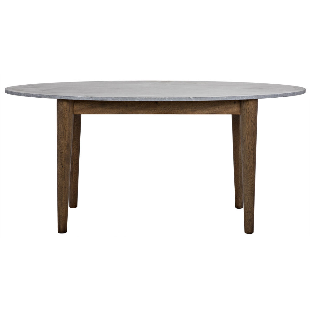 Surf 66 X 30 inch Dark Walnut Dining Table, Oval