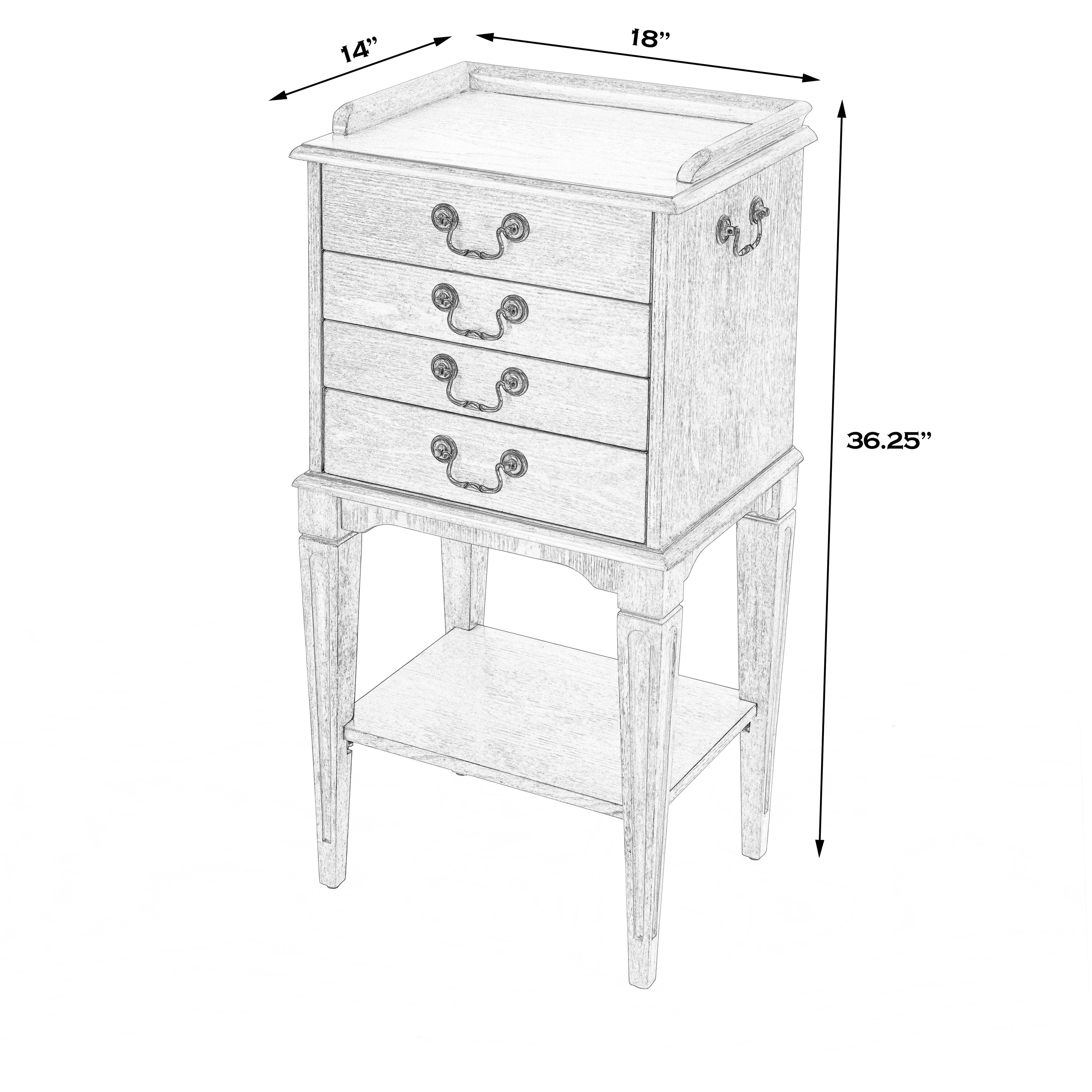 Hardwick 4-Drawer Chest in Gray