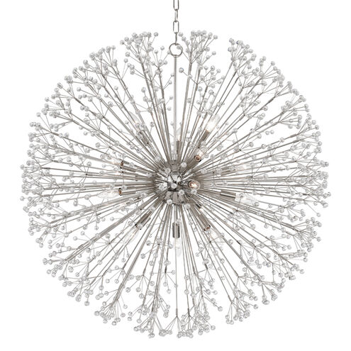 Dunkirk 16 Light 40 inch Polished Nickel Chandelier Ceiling Light