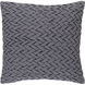 Facade 18 X 18 inch Medium Gray Pillow Cover