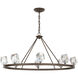 Gatsby 8 Light 45.3 inch Bronze Chandelier Ceiling Light
