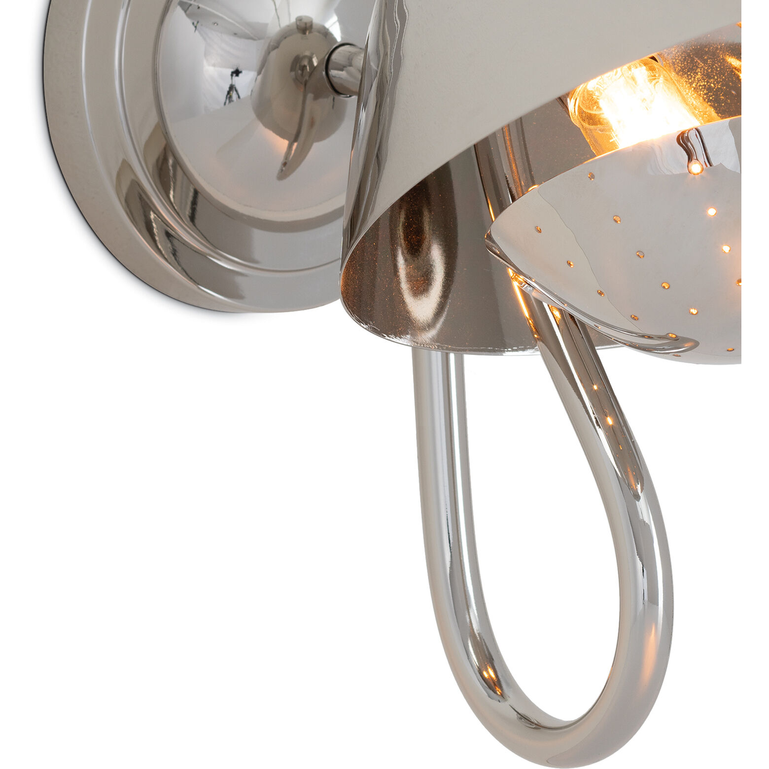 Keaton 1 Light 8.25 inch Polished Nickel Wall Sconce Wall Light, Single