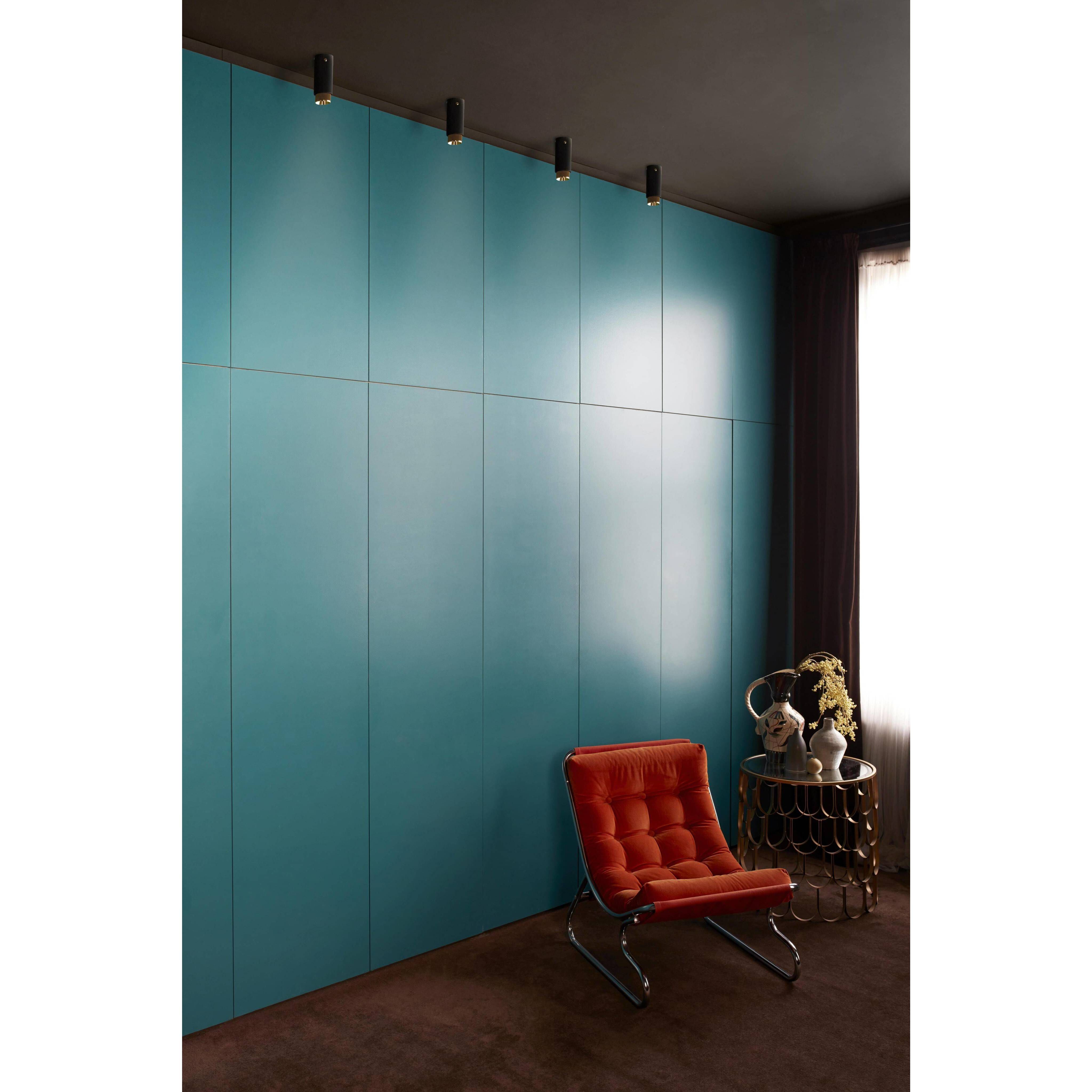 Exhaust Surface 1 Light 110-120 Graphite / Brass Spotlight Ceiling Light