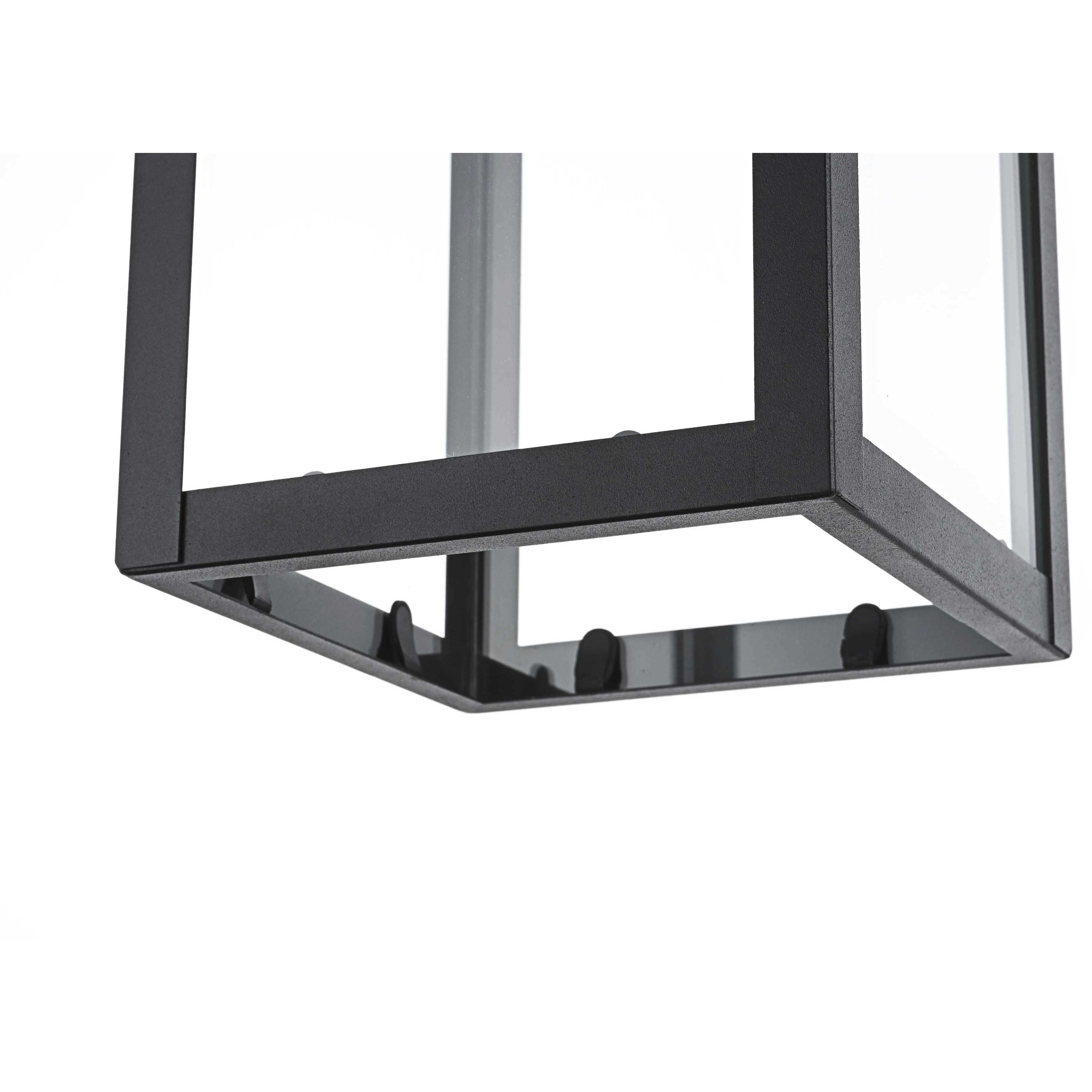 Hilton 1 Light 6 inch Black Outdoor Pendant