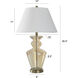 Eva 28.5 inch 150.00 watt Light Amber Opulance and Brass Table Lamp Portable Light