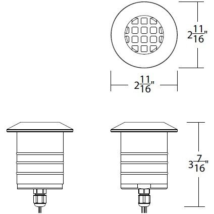 Colorscaping 12 4.50 watt Stainless Steel Path Lighting, Colorscaping