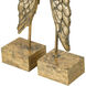Wing 10 X 4 inch Gold Book Ends