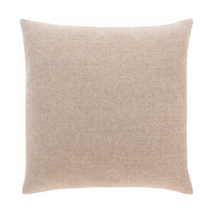 King 22 X 22 inch Taupe/Beige Pillow Cover