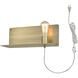 Arris 1 Light 15 inch Aged Brass Sconce Wall Light