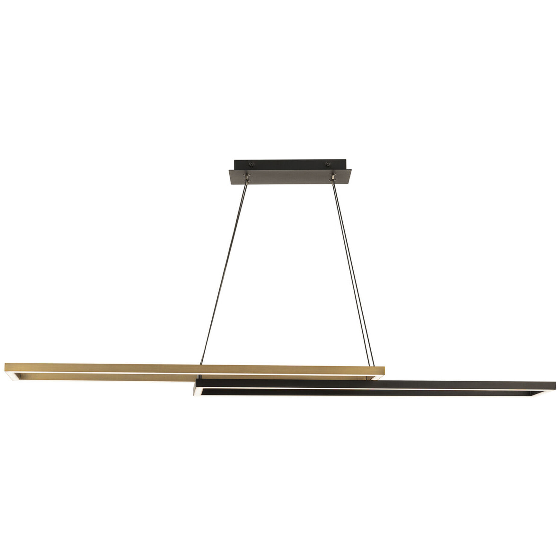 Double Entendre Linear Pendant Ceiling Light in 4000K, dweLED