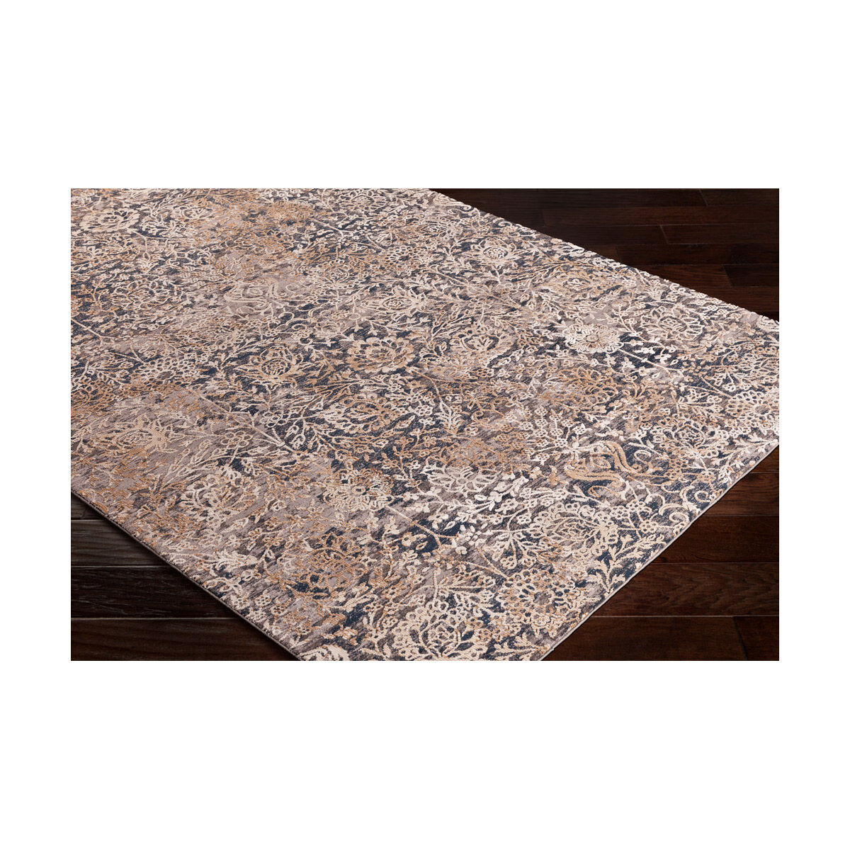 Topkapi 157 X 108 inch Camel/Taupe/Black/Cream/Khaki Rugs, Rectangle