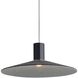 Faroe Pendant Ceiling Light in Flecked Black/Grey