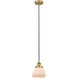 Edison Fulton LED 7 inch Brushed Brass Mini Pendant Ceiling Light