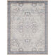 Ankara 123 X 94 inch Light Grey Rug in 8 x 10, Rectangle