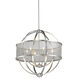 Colson 26 inch 60.00 watt Pewter Chandelier Ceiling Light