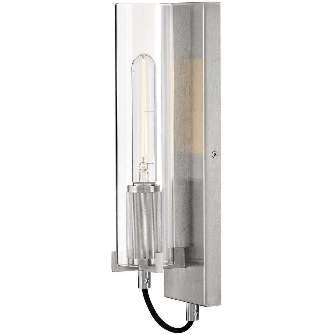 Ryden 1 Light 4.5 inch Brushed Nickel Indoor Wall Sconce Wall Light in Clear