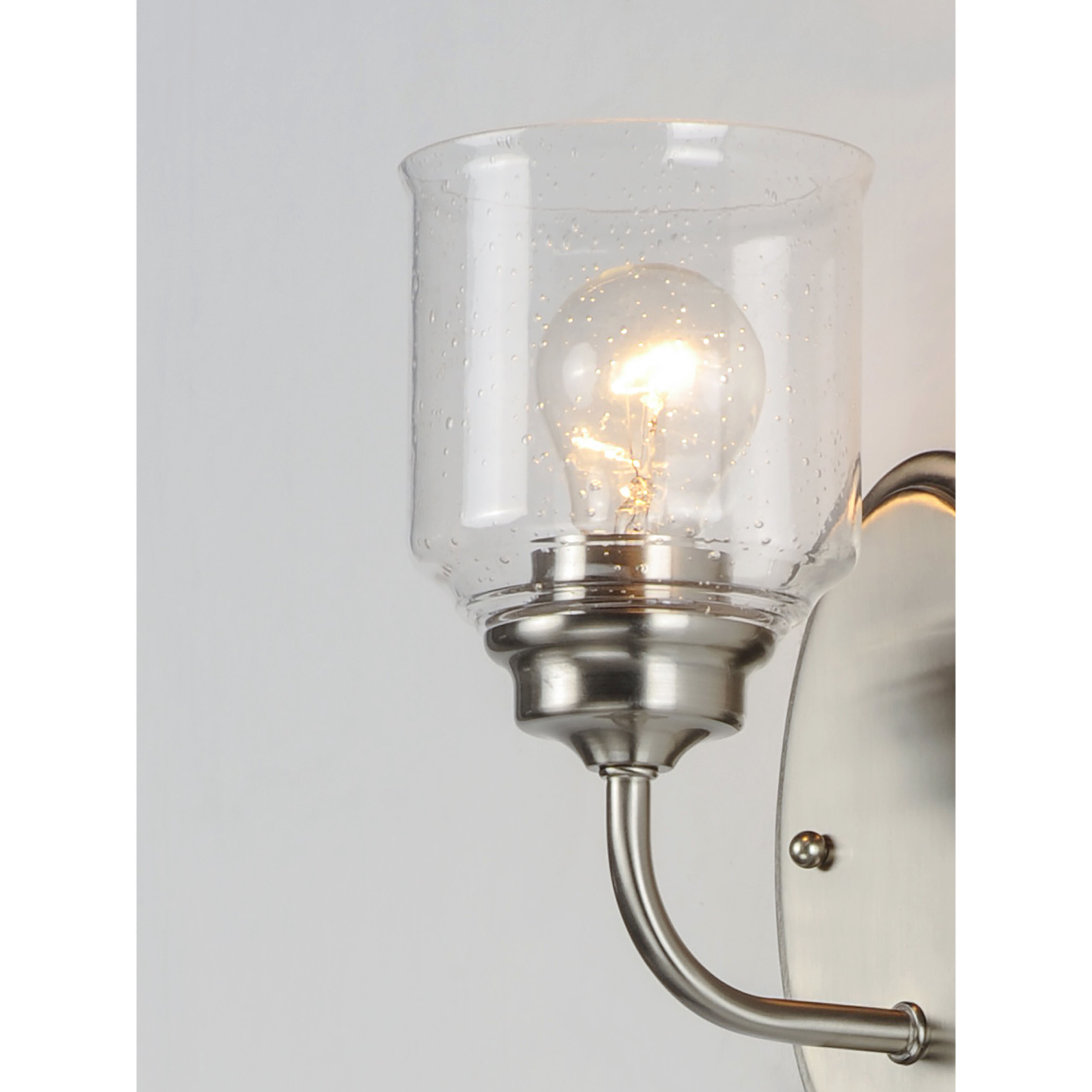 Acadia 1 Light 5 inch Satin Nickel Wall Sconce Wall Light