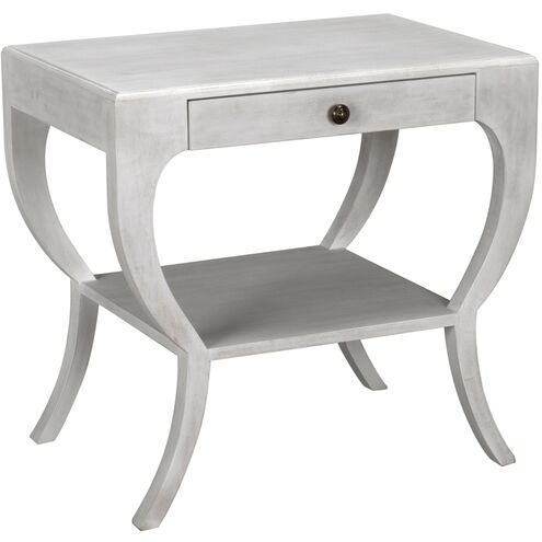 Maude 30 X 28.5 inch White Wash Side Table