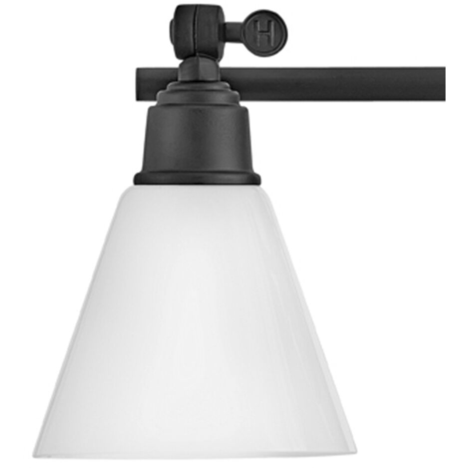 Arti 3 Light 24 inch Black Vanity Light Wall Light