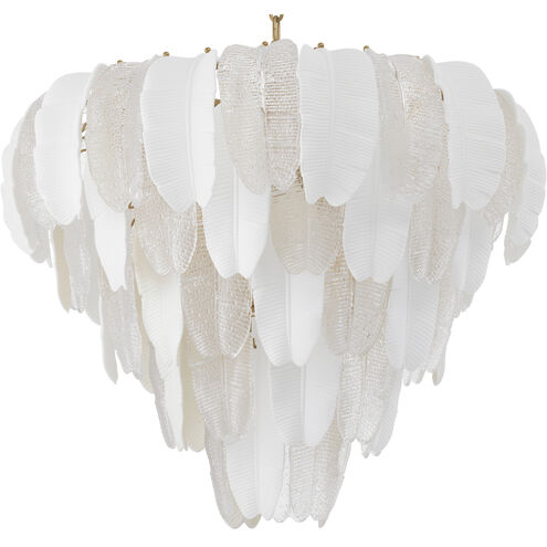 Saint Lucia 17 Light 32.09 inch White Ceramic Chandelier Ceiling Light, Large