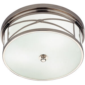Robert Abbey Chase 3 Light 15 inch Polished Nickel Flushmount Ceiling Light S1985 - Open Box