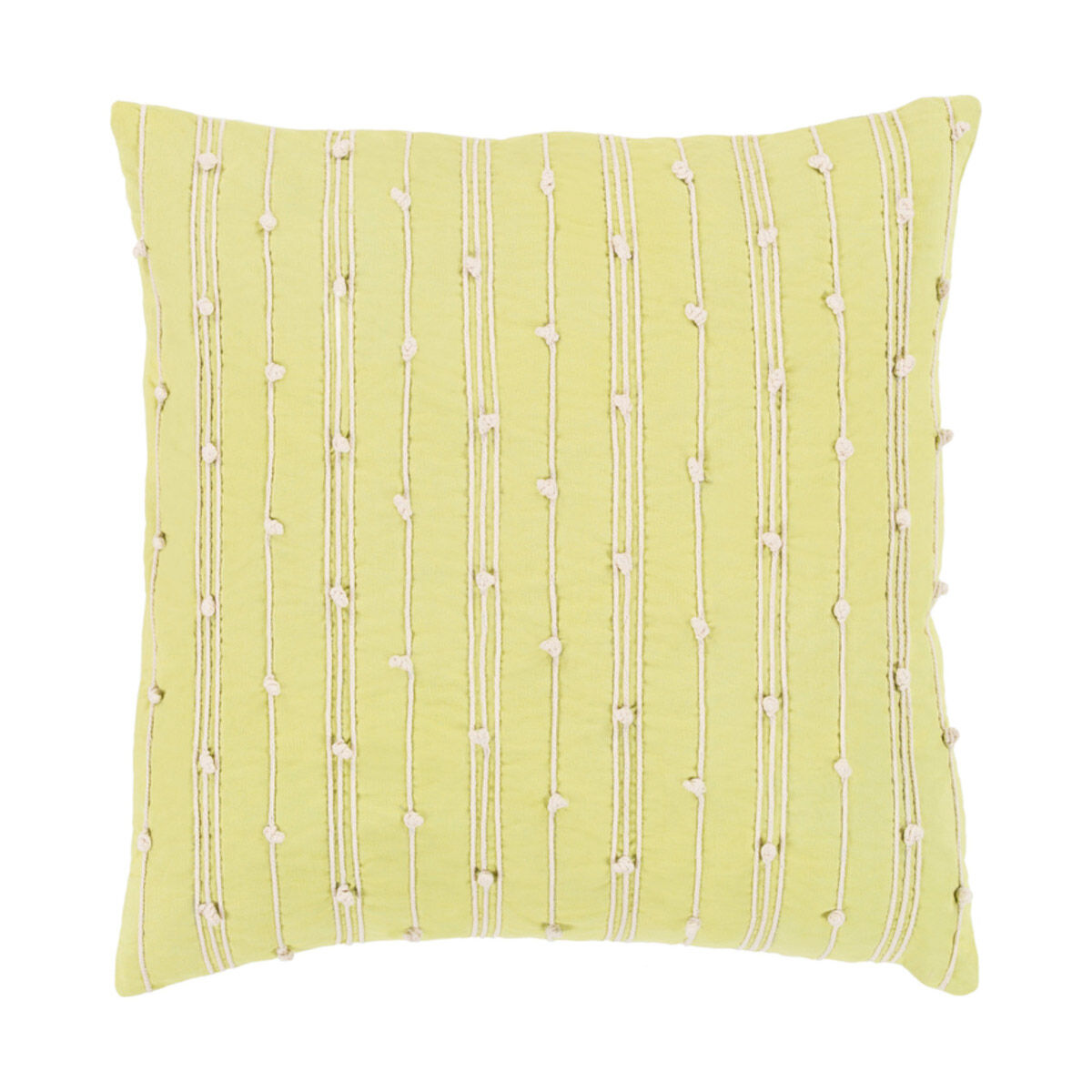 Accretion 20 X 20 inch Lime and Cream Pillow Kit