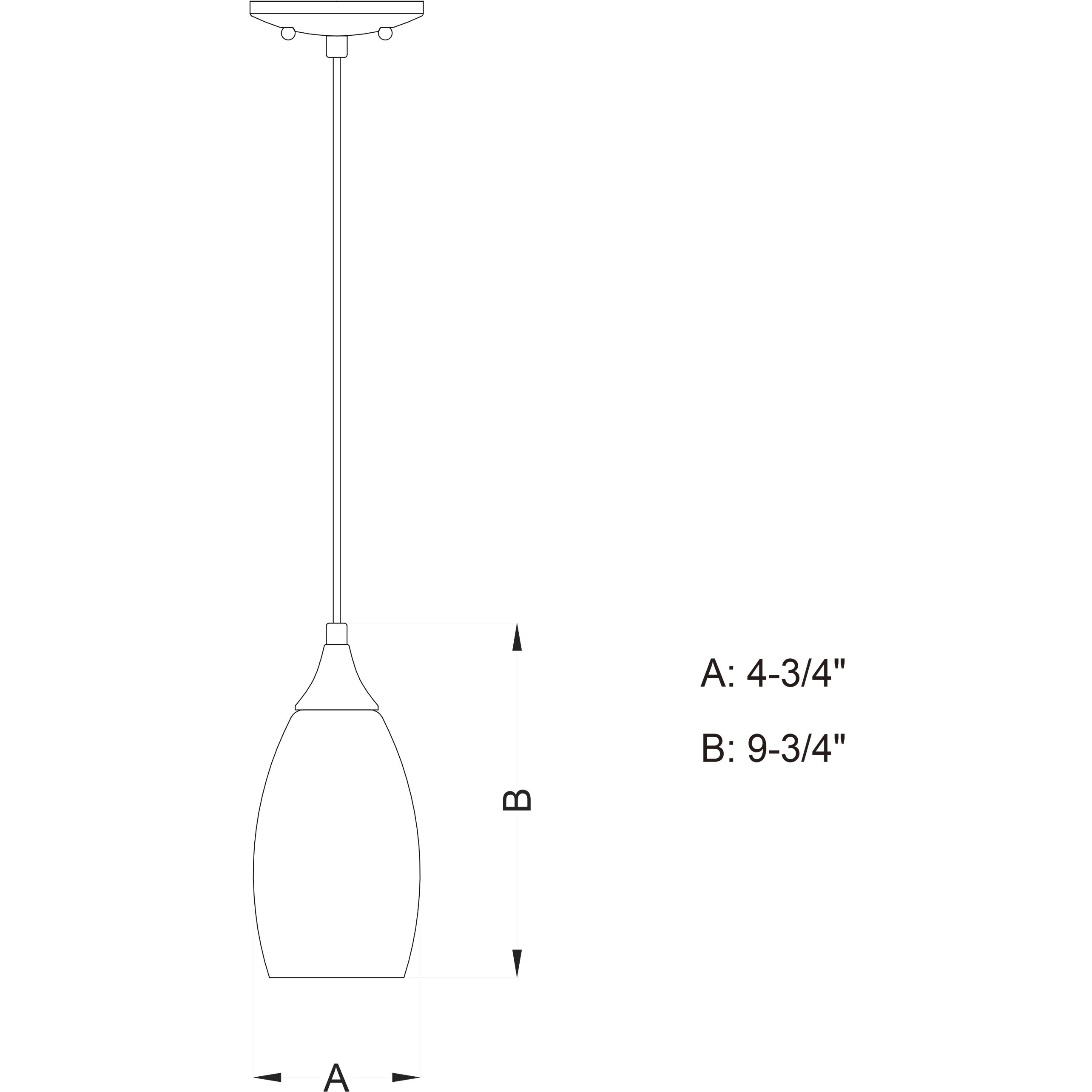 Milano LED 4.75 inch Satin Nickel Mini Pendant Ceiling Light