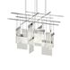 V Panels 11 Light 46.75 inch Polished Chrome Pendant Ceiling Light