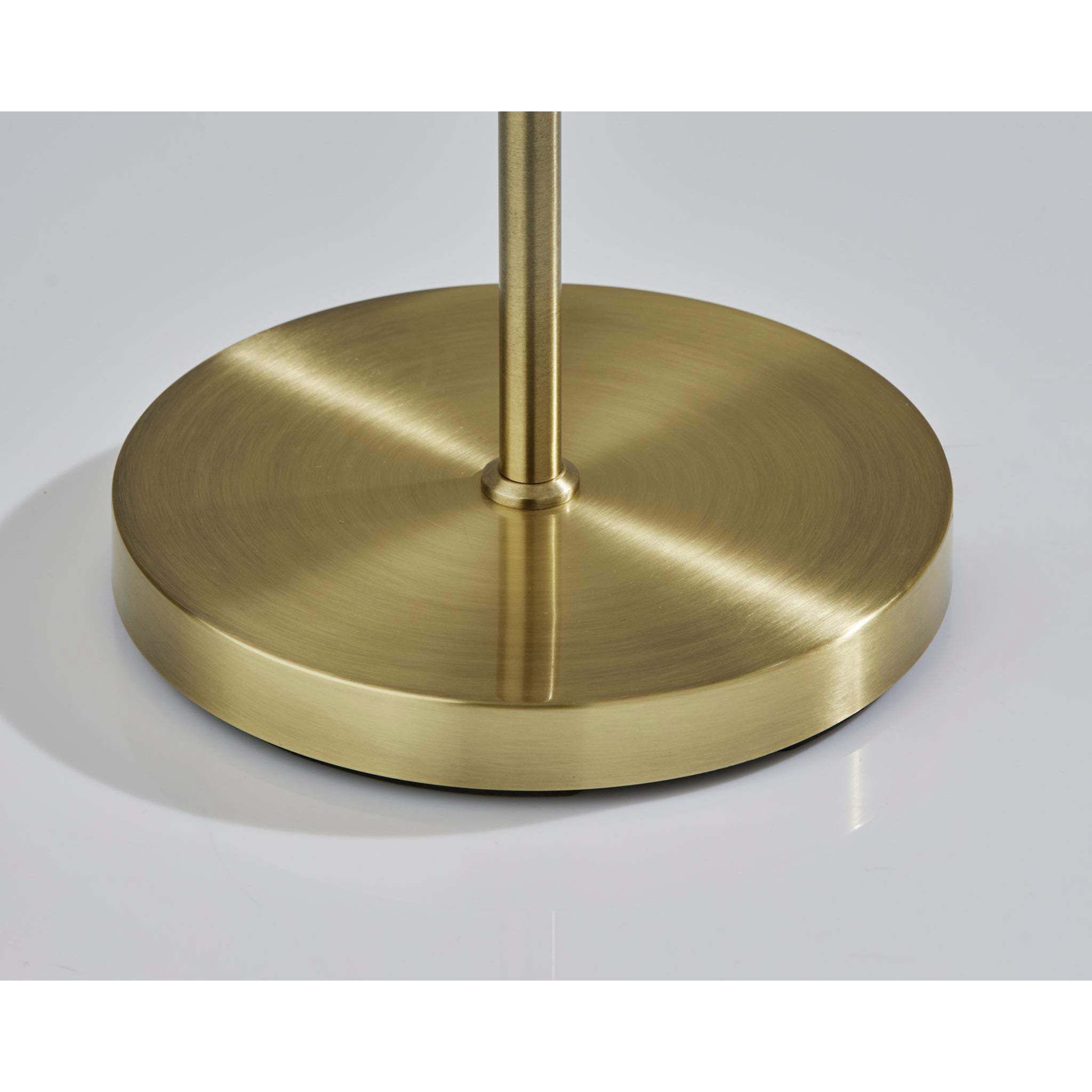 Claremont 60.5 inch 60.00 watt Antique Brass Floor Lamp Portable Light