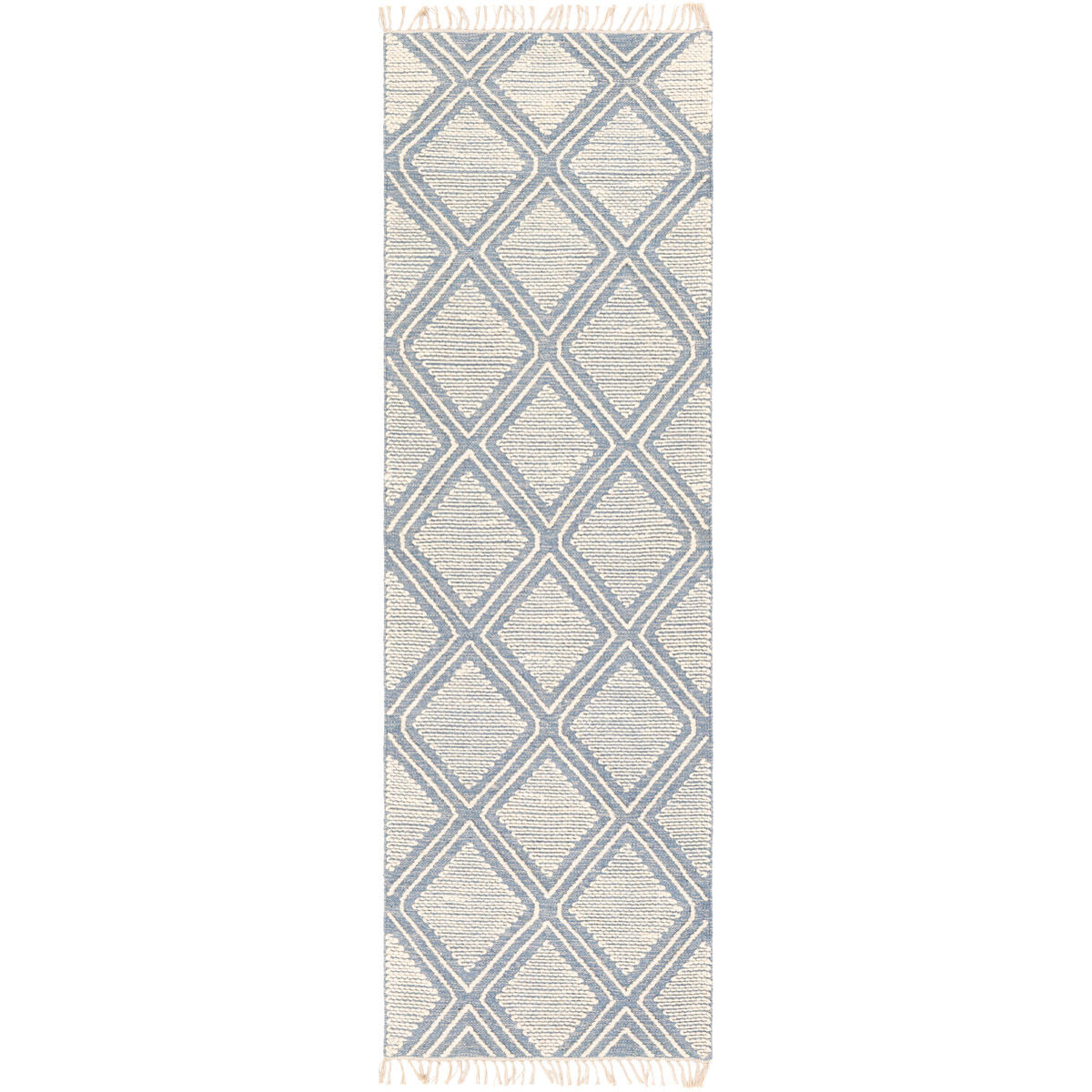 Bedouin 96 X 30 inch Denim/Cream Rugs
