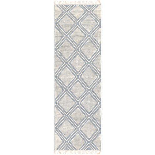 Bedouin 96 X 30 inch Denim/Cream Rugs