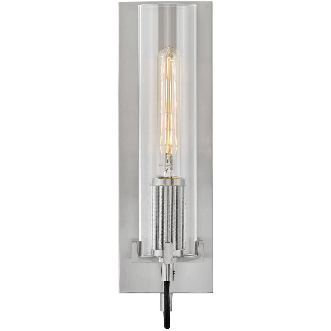 Ryden 1 Light 4.5 inch Brushed Nickel Indoor Wall Sconce Wall Light in Clear