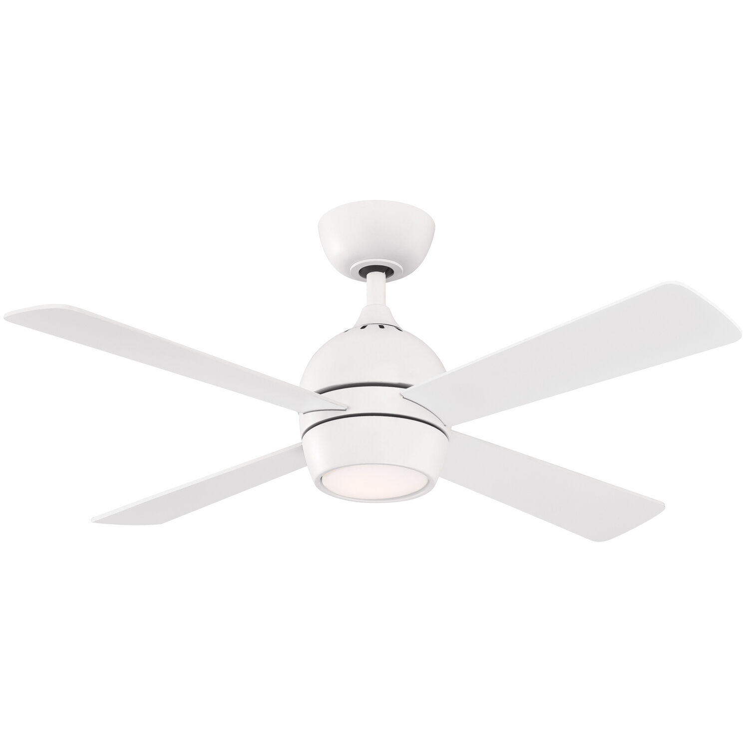 Kwad 44 44 inch Matte White Fan-Uni