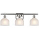 Ballston Dayton LED 26 inch Brushed Satin Nickel Bath Vanity Light Wall Light in White Glass, Ballston