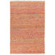 Rex 120 X 96 inch Bright Orange, Cream, Garnet, Burnt Orange Rug