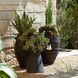 Chicago Matte Black Outdoor Planter, Large