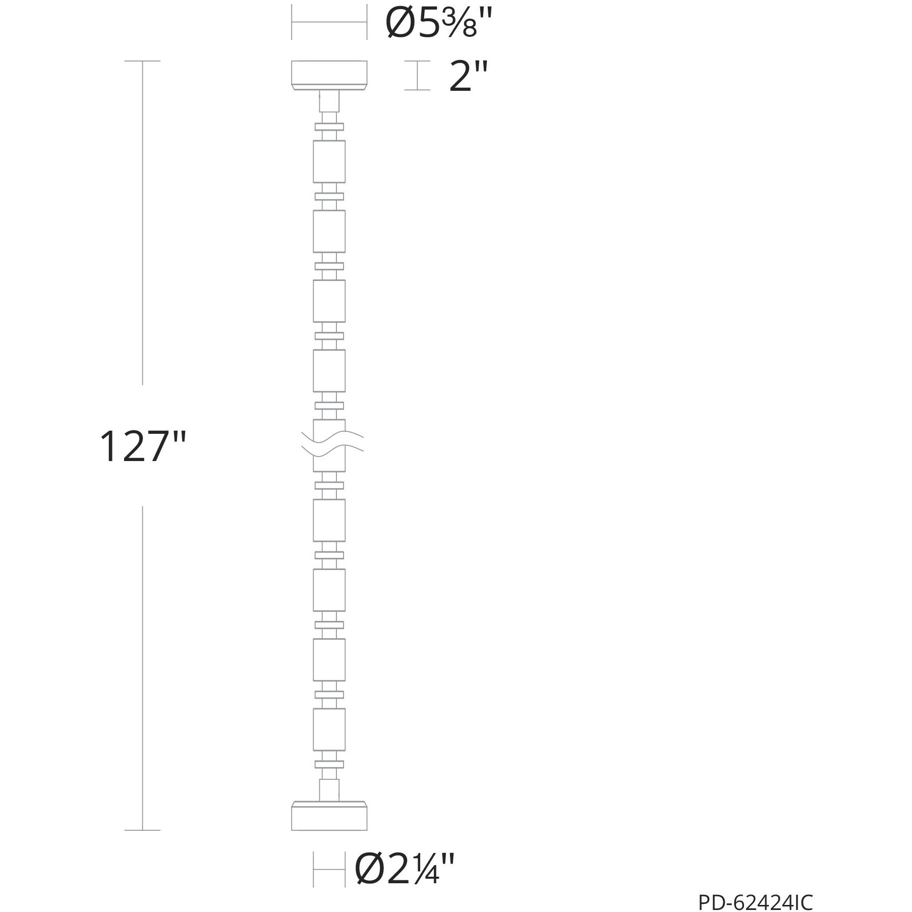 Entice 24 Light 2 inch Aged Brass Pendant Ceiling Light in 3000K